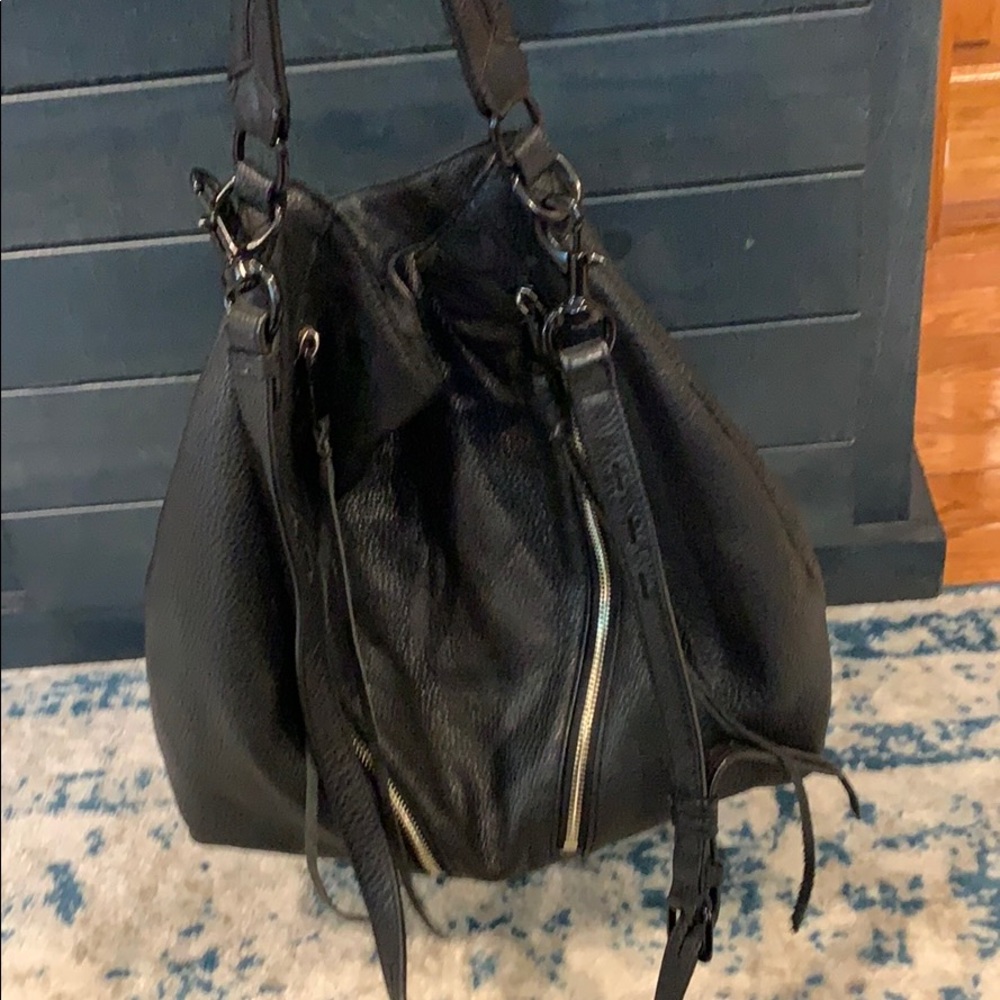 Rebecca Minkoff hobo black leather bag